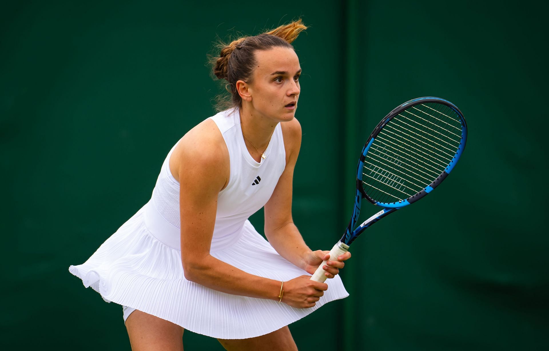 Clara Burel in action at the Wimbledon Championships (Image via Getty)