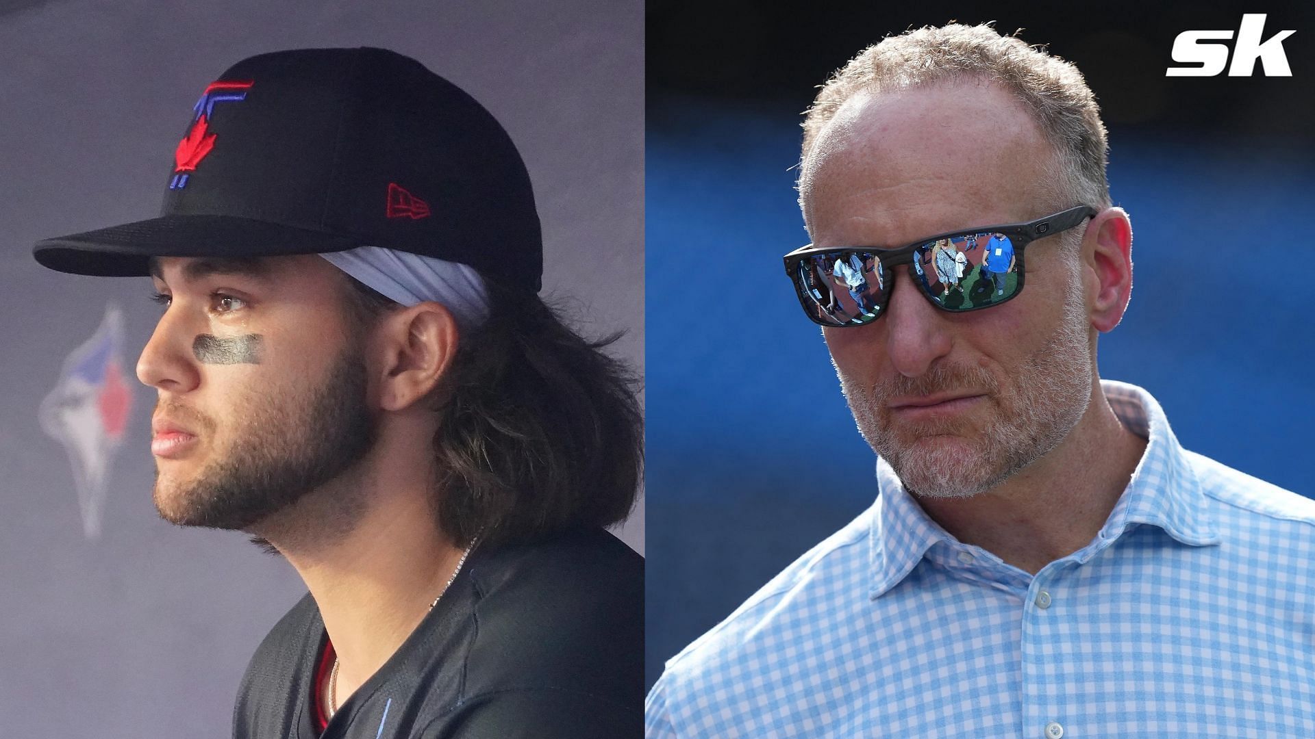 David Samson suggests that Blue Jays president Mark Shapiro shoud remain open to trading Bo Bichette (Photo Source: IMAGN)