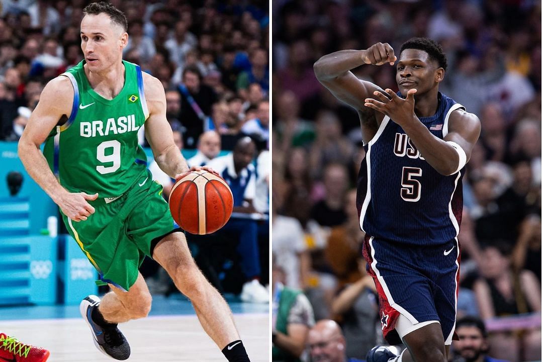 Team USA vs Brazil: Predicted Starting 5s and Depth Charts for August 5 | 2024 Paris Olympics Basketball (Image: USA/Brazil Basketball/IG)