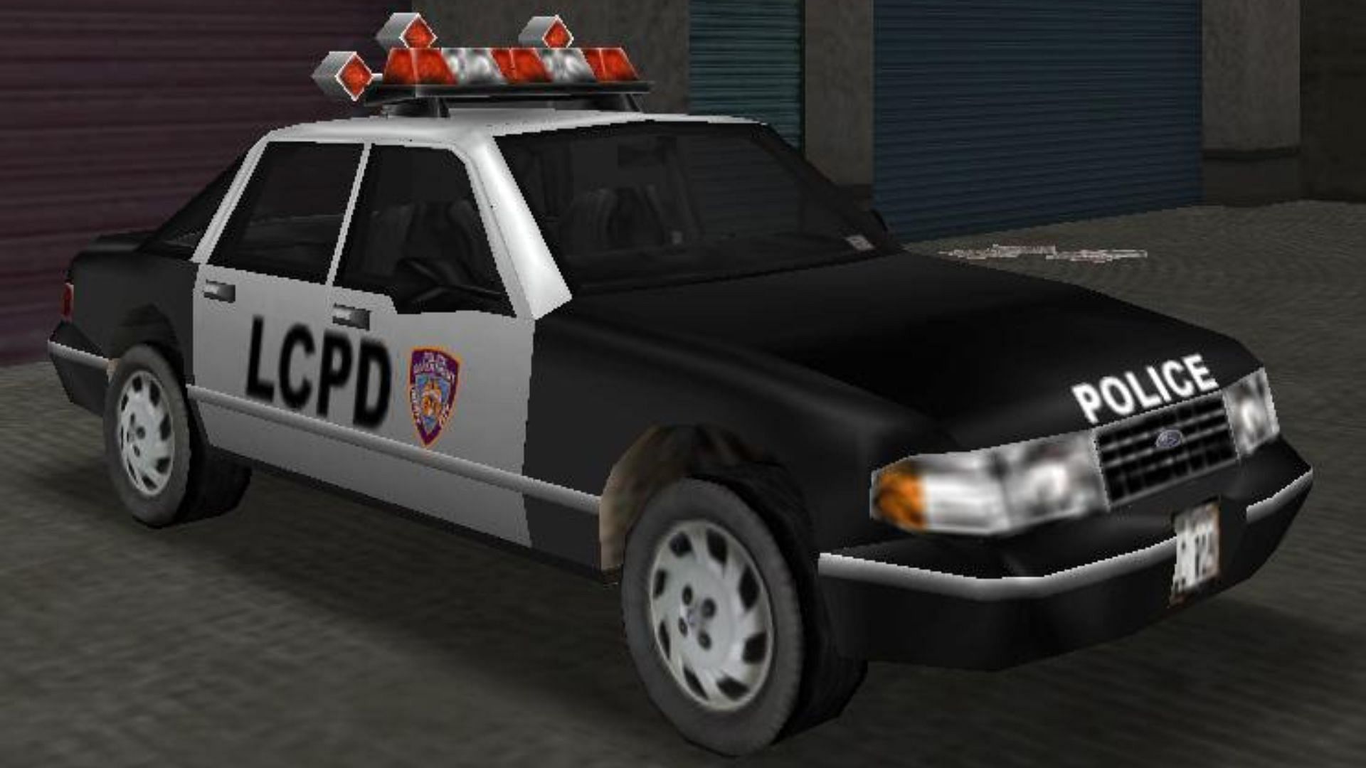 Enter a cop car, ambulance, or fire truck to start the corresponding job (Image via Rockstar Games || GTA Base)