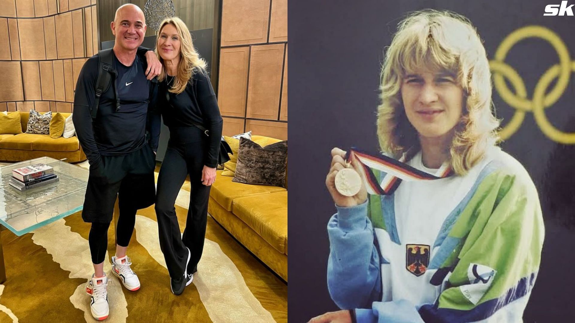 Andre Agassi and Steffi Graff (Picture: @agassi Instagram)