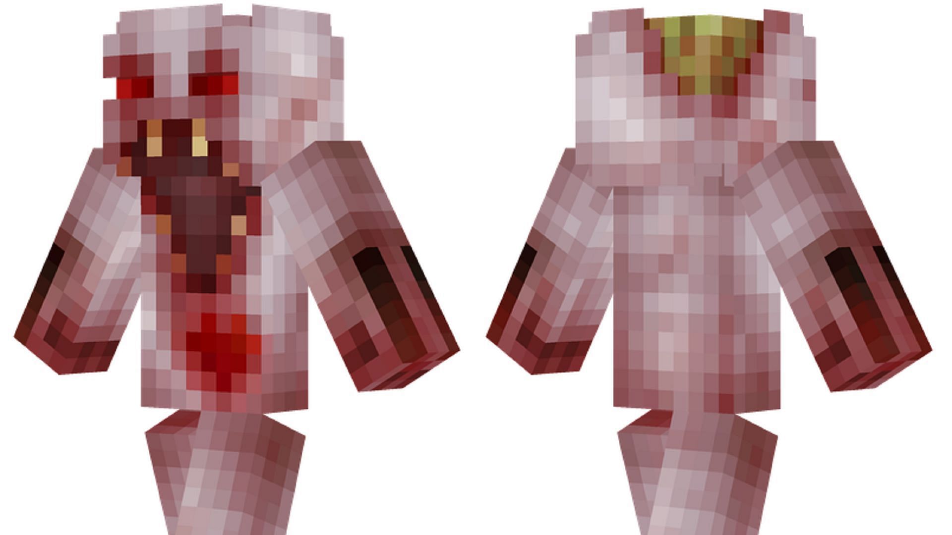 Sometimes, players just need an old-fashioned monster skin (Image via M1CKY/Minecraftskins.net)