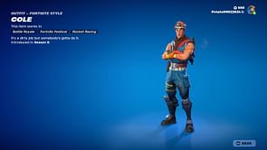 How to get Clix's Cole Locker Bundle in Fortnite