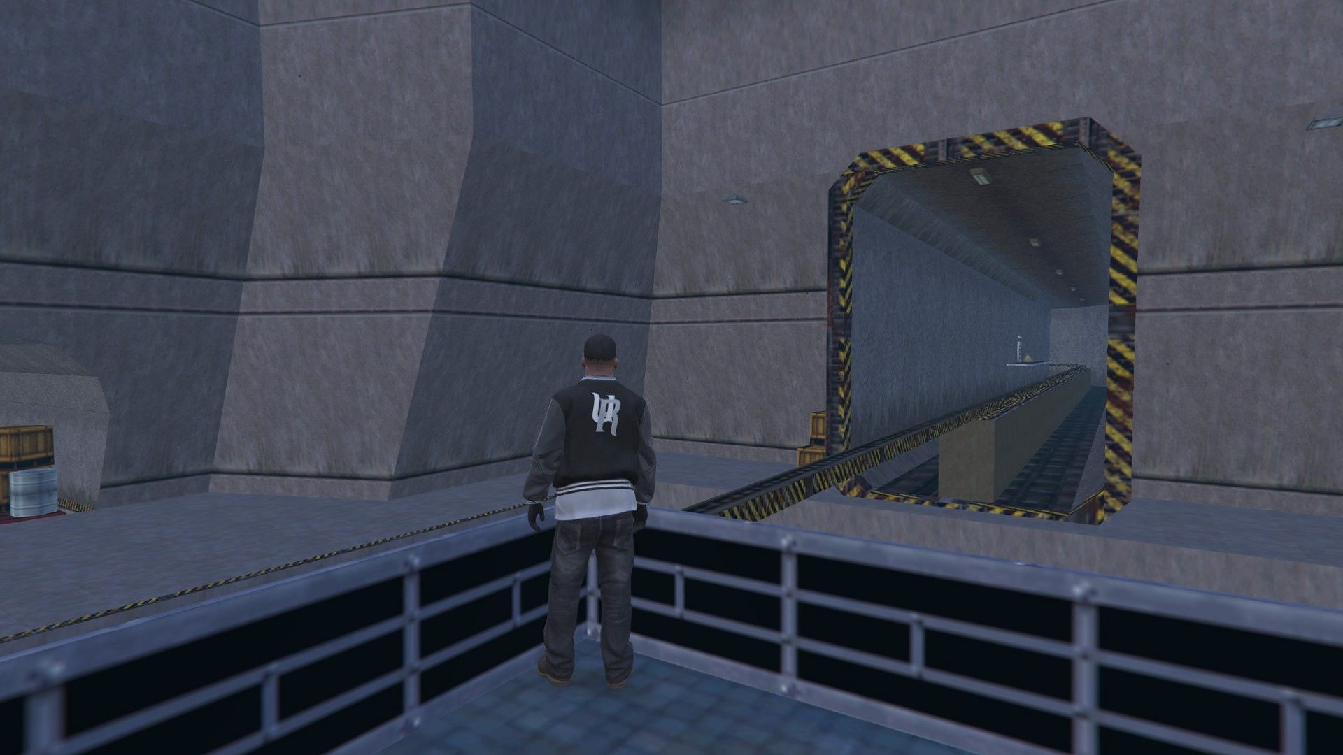 A screenshot from the Half-Life 1 map mod for Grand Theft Auto 5 (Image via Mishka Volkav)