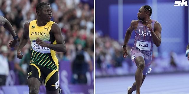 Noah Lyles and Oblique Seville (Images via: Getty)