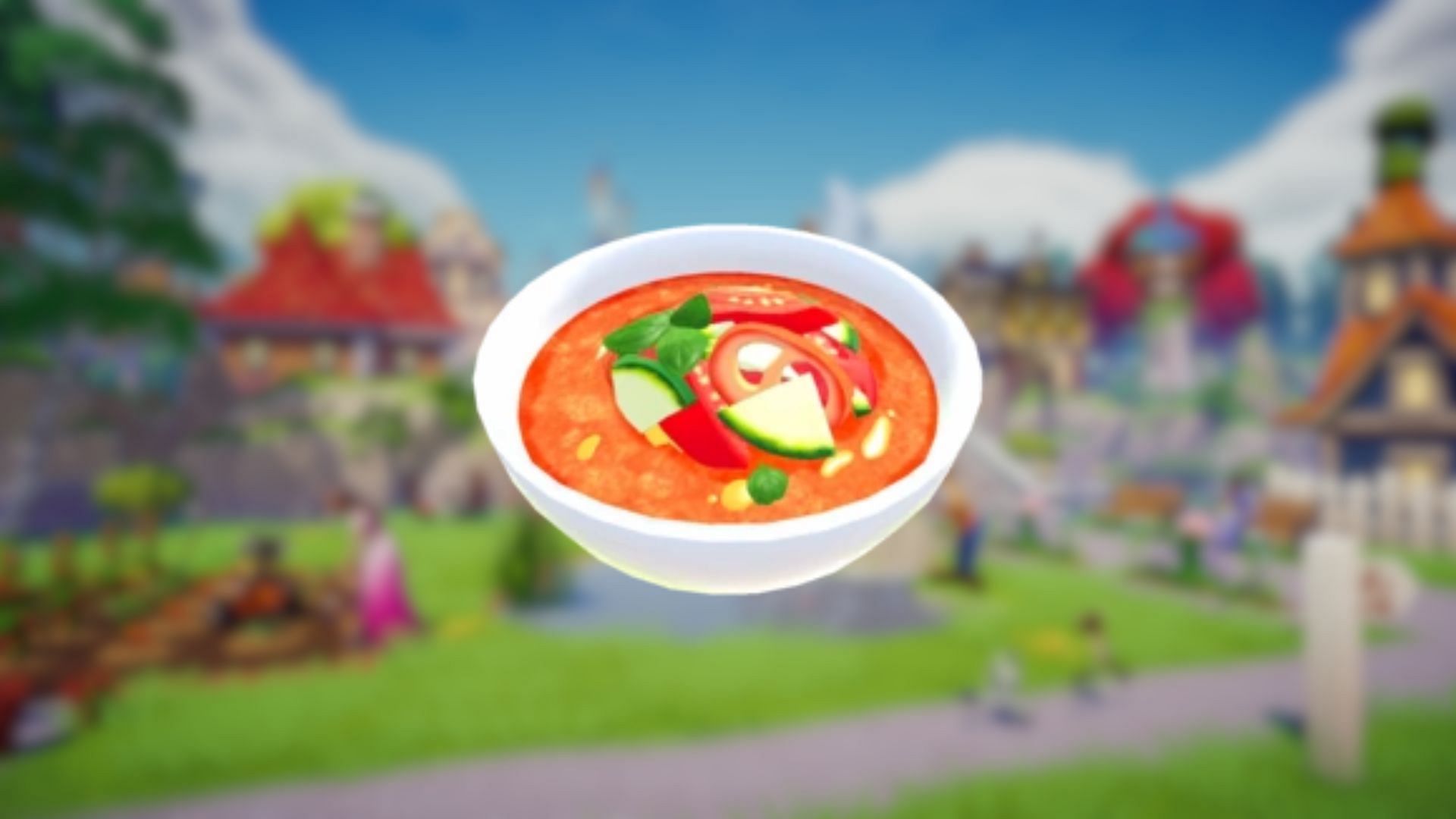 A guide for making Gazpacho in Disney Dreamlight Valley (Image via Gameloft)