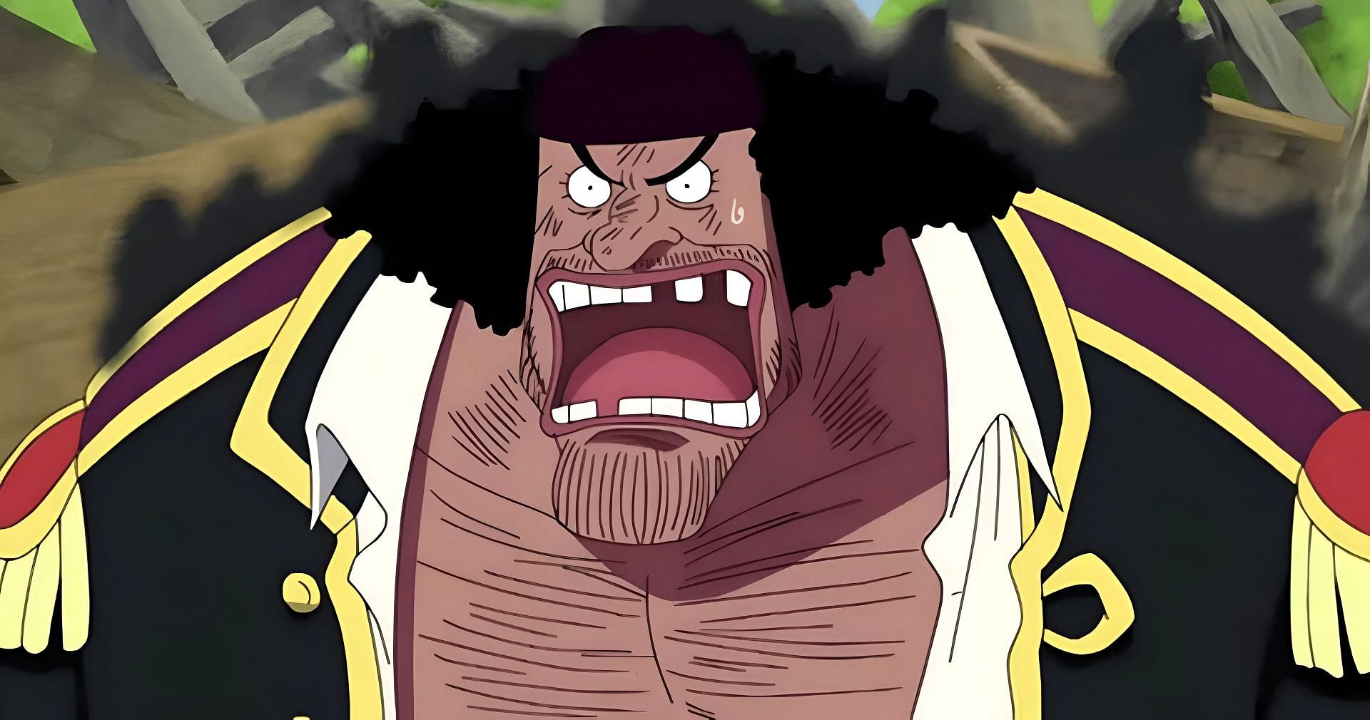 Marshall D Teech as seen in the anime (Image via Toei Animation)