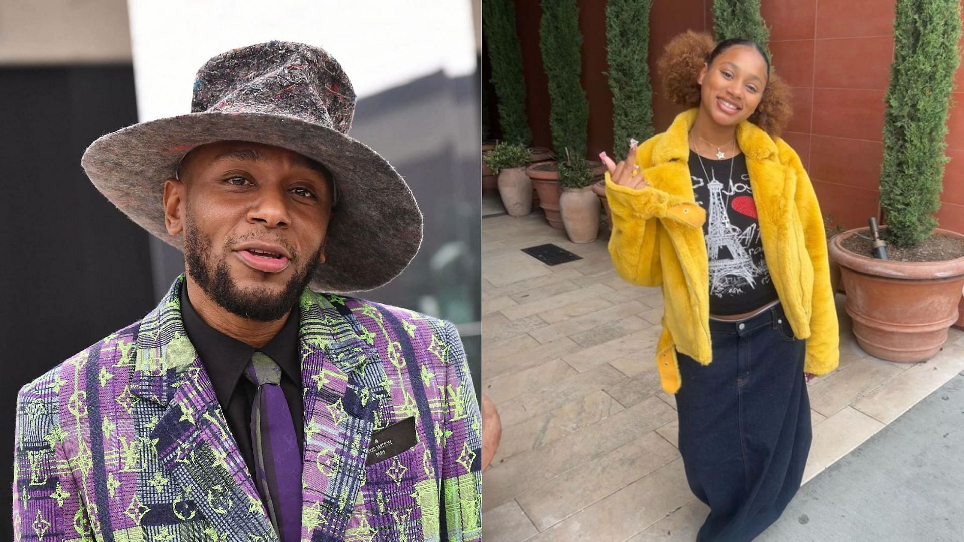  Mos Def daughter Laila! confirmed the rumors (Photo by Dominique Charriau/WireImage Getty and Instagram/@prodlaila)