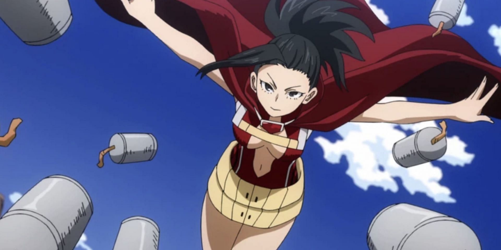 Momo Yaoyorozu as seen in anime (Image via Studio Bones)