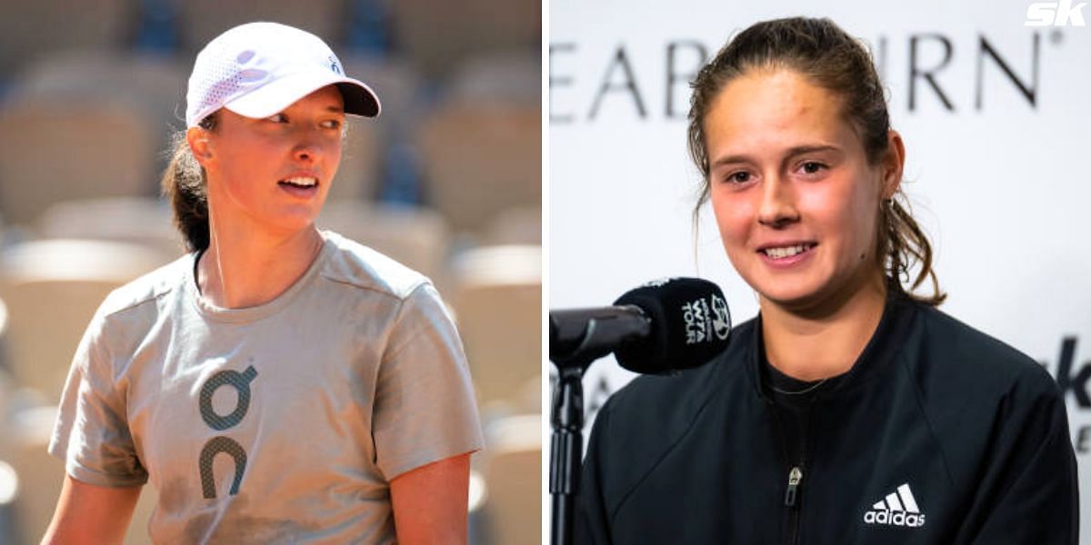 Iga Swiatek (L) and Daria Kasatkina (R) [image Source: Getty Images]