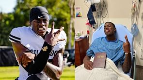 Colorado WR Cordale Russell gives fans an update on his surgery ahead of season opener against North Dakota State