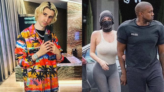 "Log off": xQc slams netizens for accusing Kanye West of abusing Bianca Censori