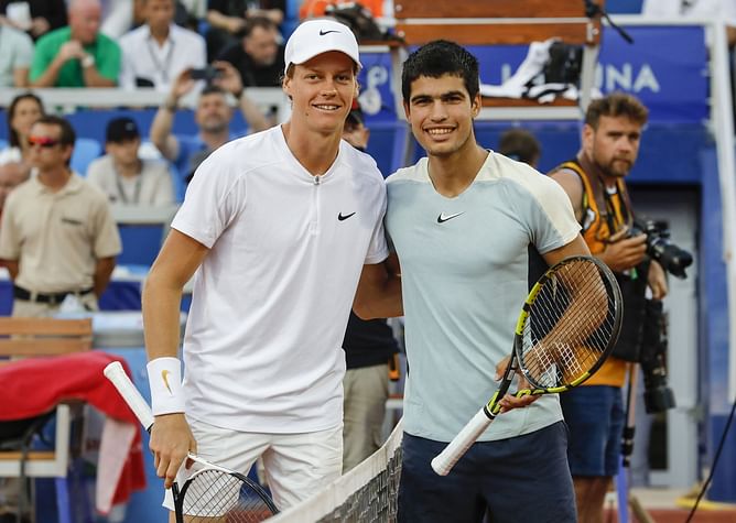 When can Carlos Alcaraz and Jannik Sinner meet at the US Open 2024? Looking at how long until the two collide at Flushing Meadows