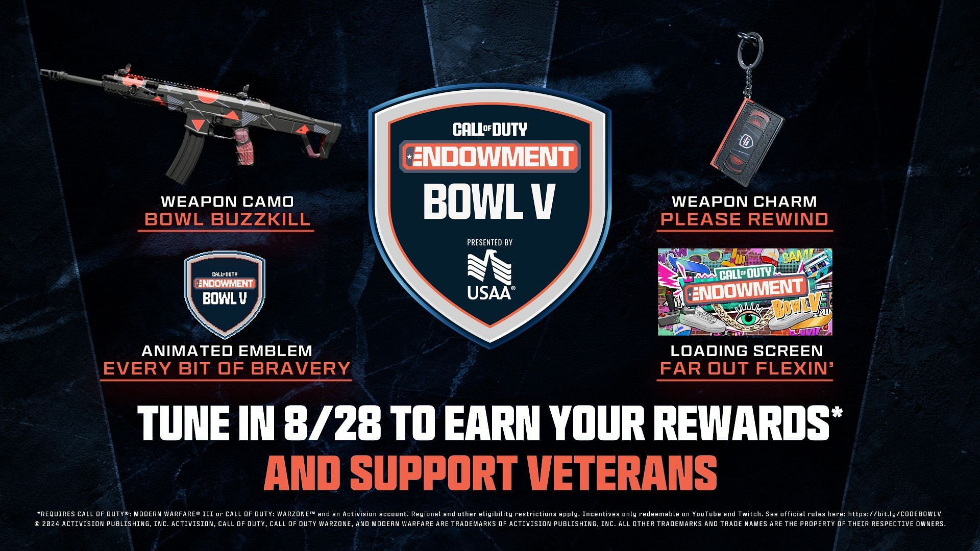 CODE Bowl V rewards in MW3 and Warzone (Image via Activision)