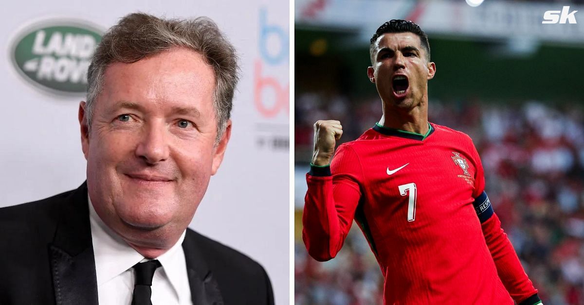 Cristiano Ronaldo and Piers Morgan (Image via Getty)