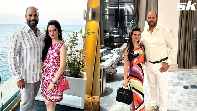 In Photos: MLB icon Albert Pujols relishes 'first time' US Open experience with wife Nicole