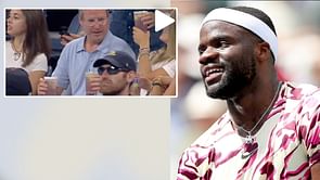 WATCH: US Open fan goes viral for awkward moment with woman during Frances Tiafoe clash ft. 'Honey Deuce' cocktail