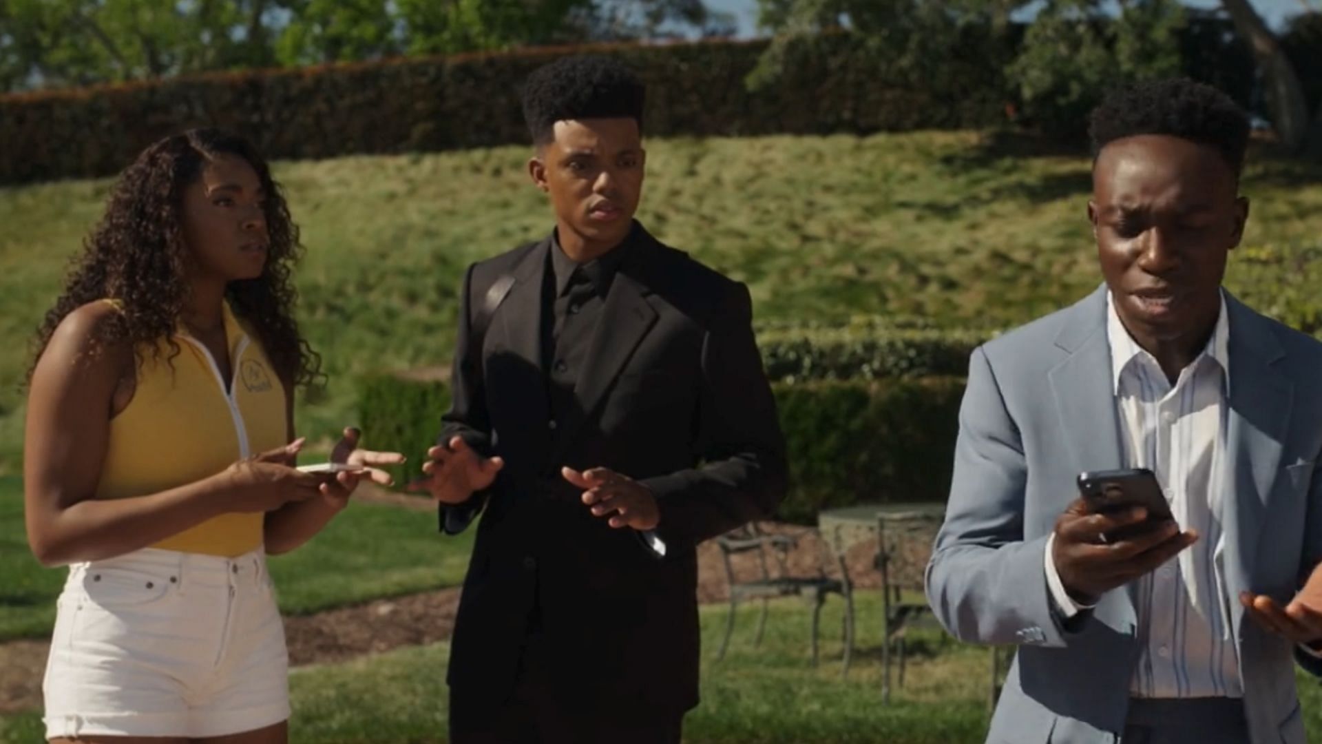 Lisa, Will, and Carlton in Bel-Air Season 3 Episode 8 (Image via Peacock)