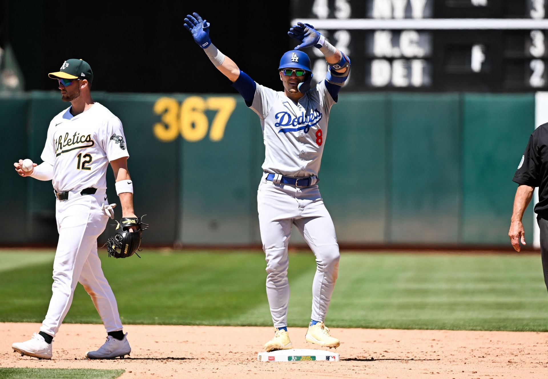 Los Angeles Dodgers vs. Oakland Athletics (source: Getty)