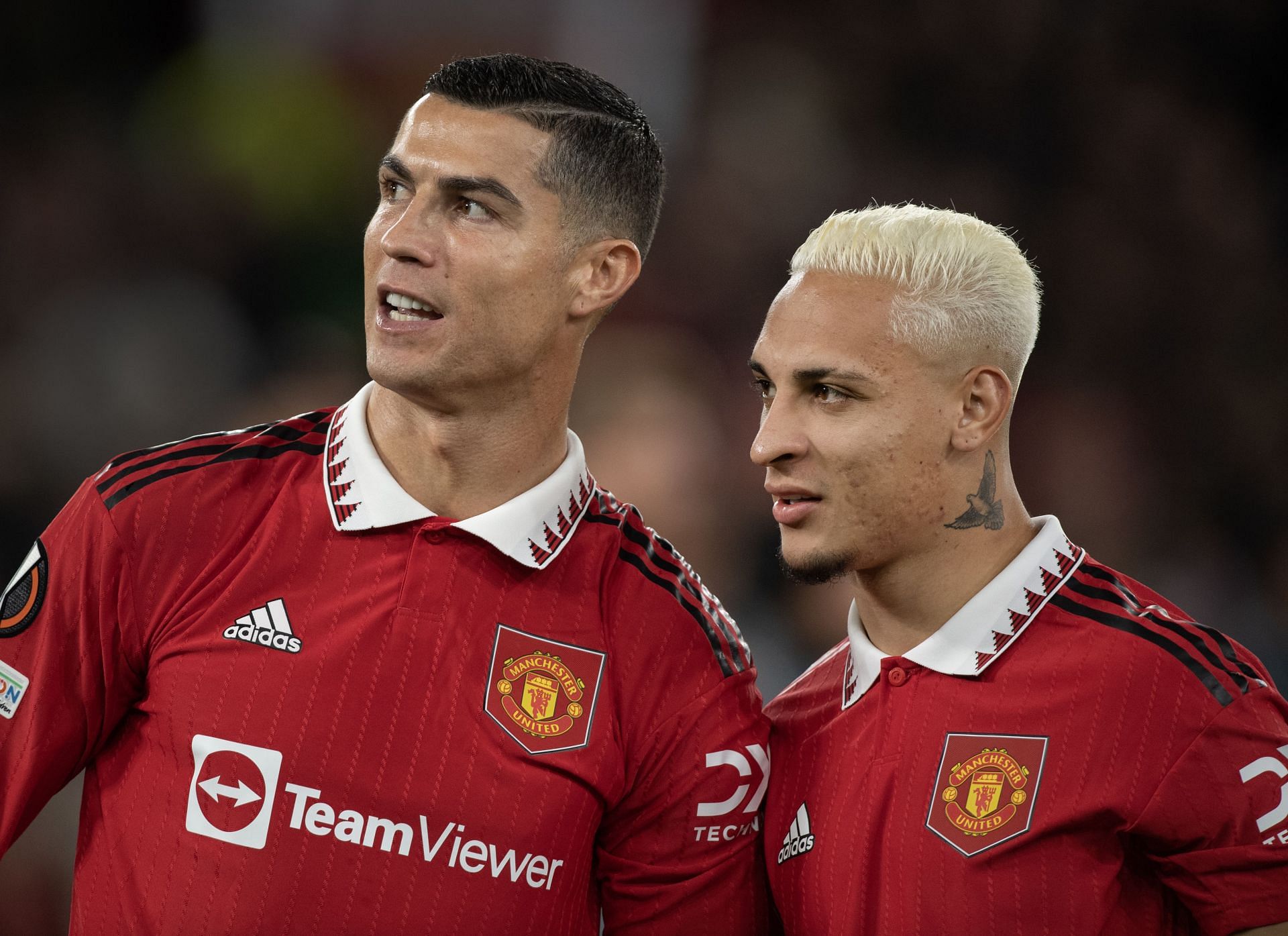 Cristiano Ronaldo and Antony (Photo by Visionhaus/Getty Images)