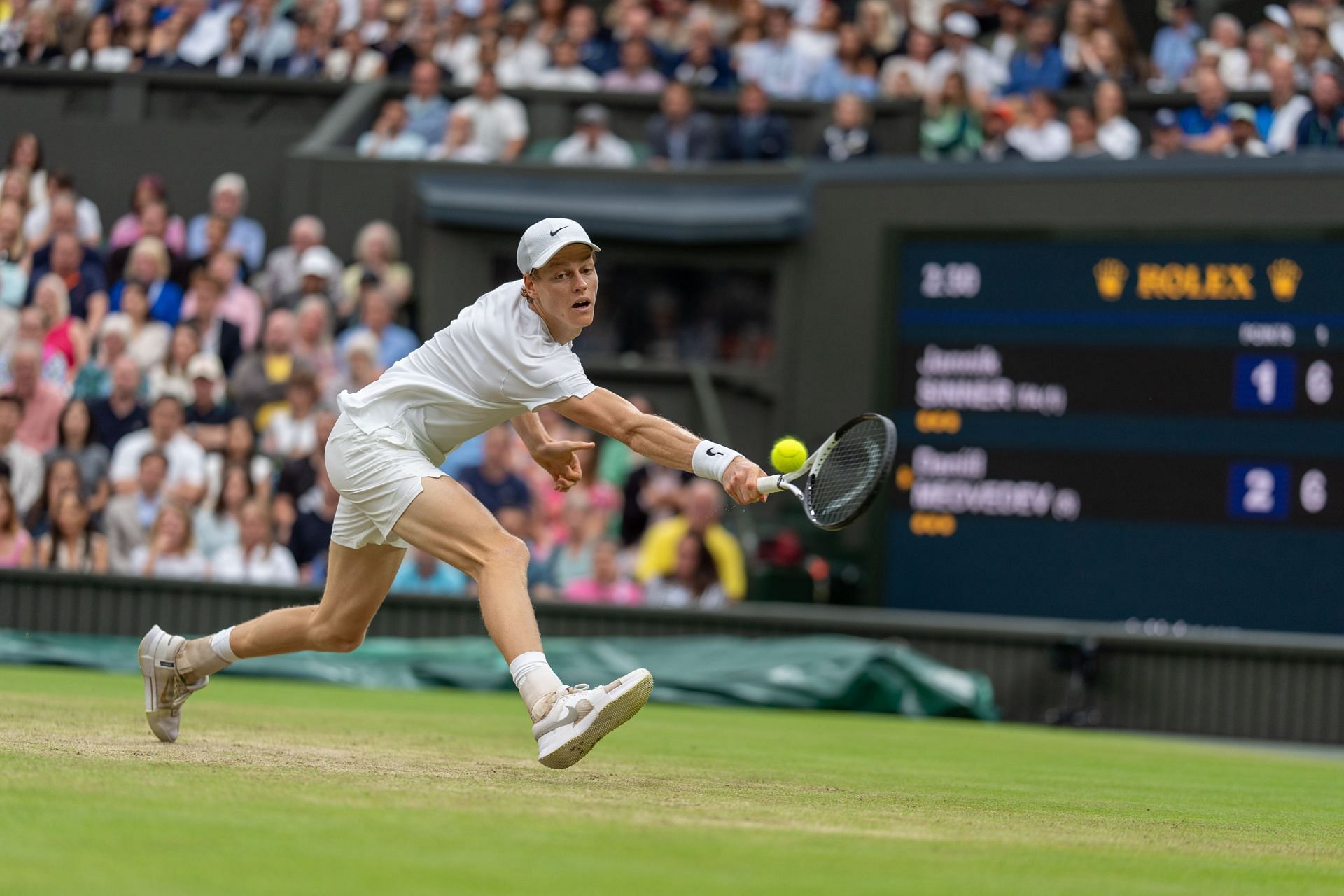 Sinner at the Championships - Wimbledon 2024 - Source: Getty