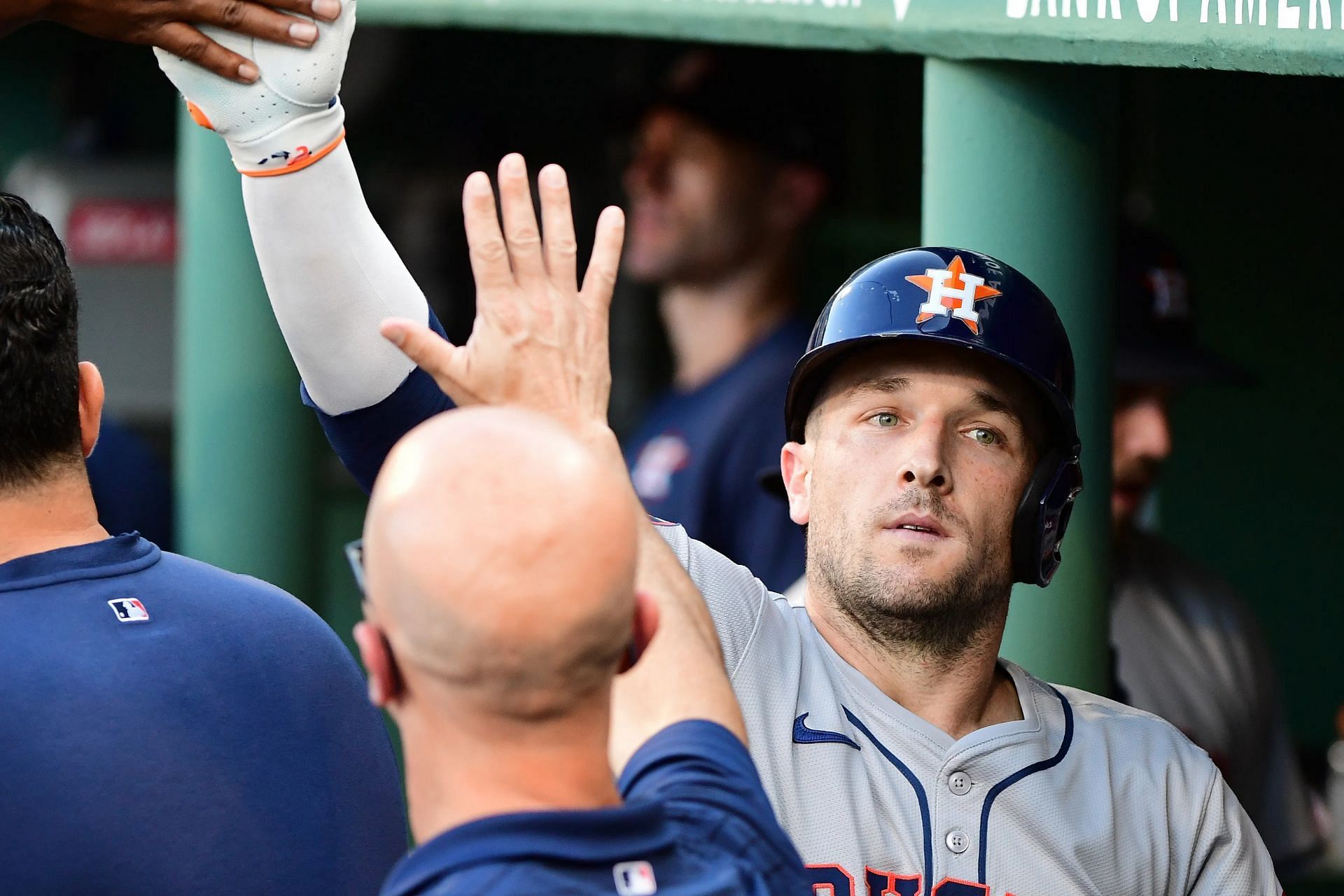 Alex Bregman is predicted to hit a homer today (Image credit: IMAGN)