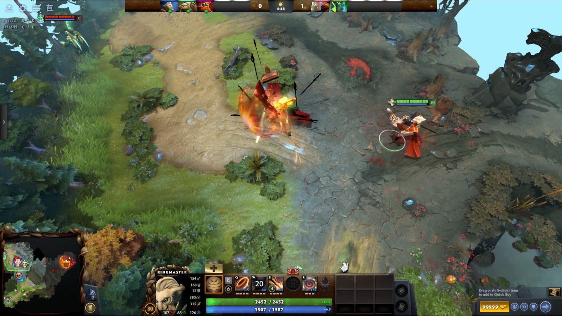 Escape Act will instantly stop Omnislash (Image via Valve)