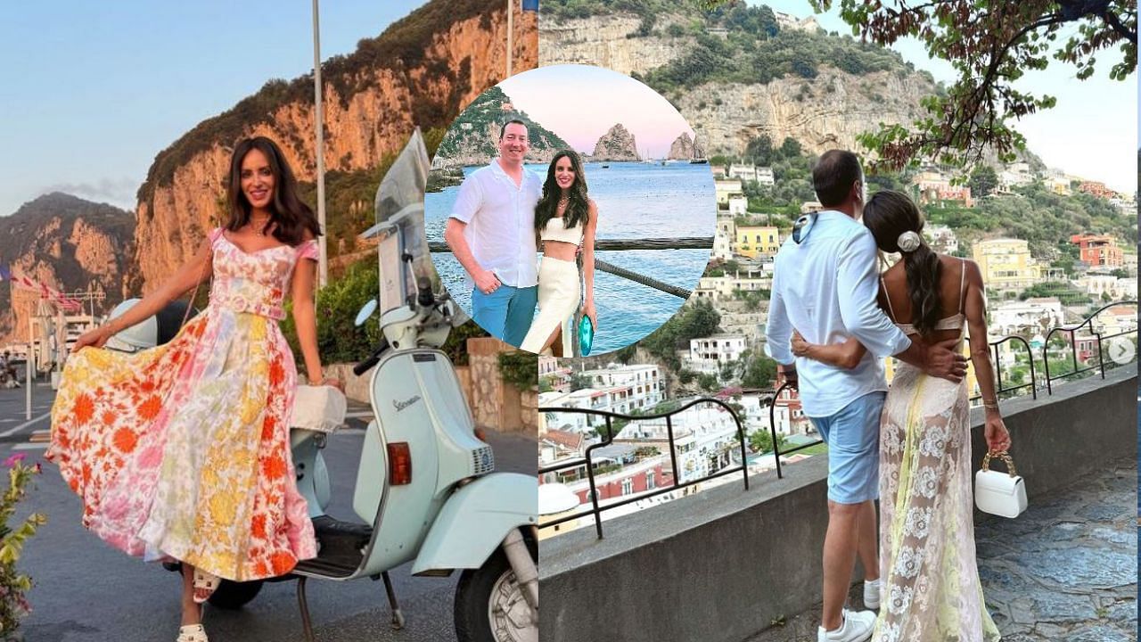 Samantha Bush and husband Kyle enjoying on trip to Italy. Image credits: Samantha