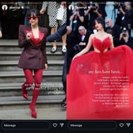 Screen grab of Morgan Riddle's Instagram stories