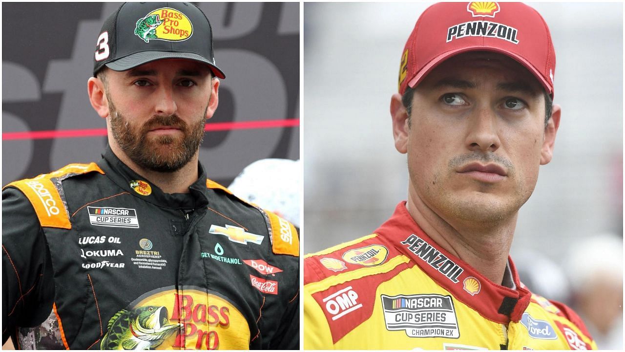 Austin Dillon and Joey Logano. Credit: Getty Images