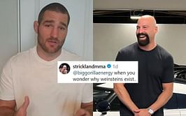 "When you wonder why Weinsteins exist..."- Sean Strickland fires back at fan after being warned about posting Tiki Ghosn accusations on social media