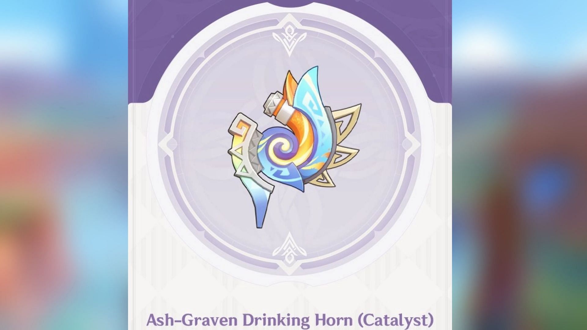 New 4-star event-exclusive Catalyst (Image via HoYoverse)