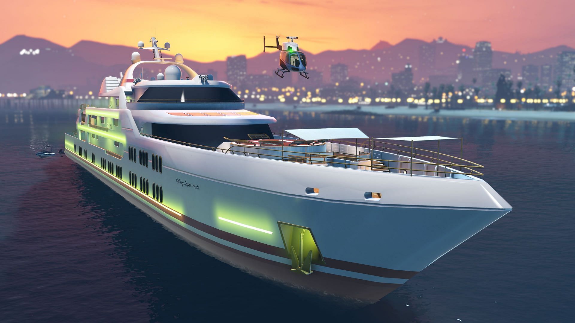 Yachts exude luxury but have little use (Image via Rockstar Games)