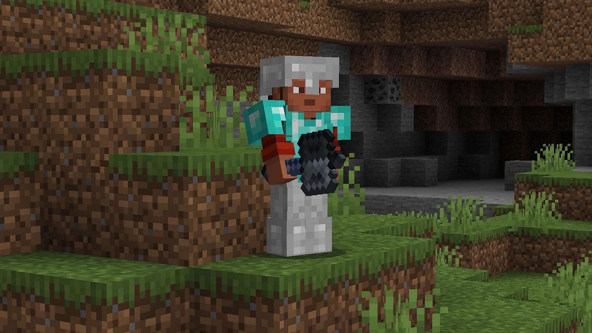 The mace is Minecraft 1.21&#039;s latest weapon addition to the beloved sandbox game (Image via Mojang)