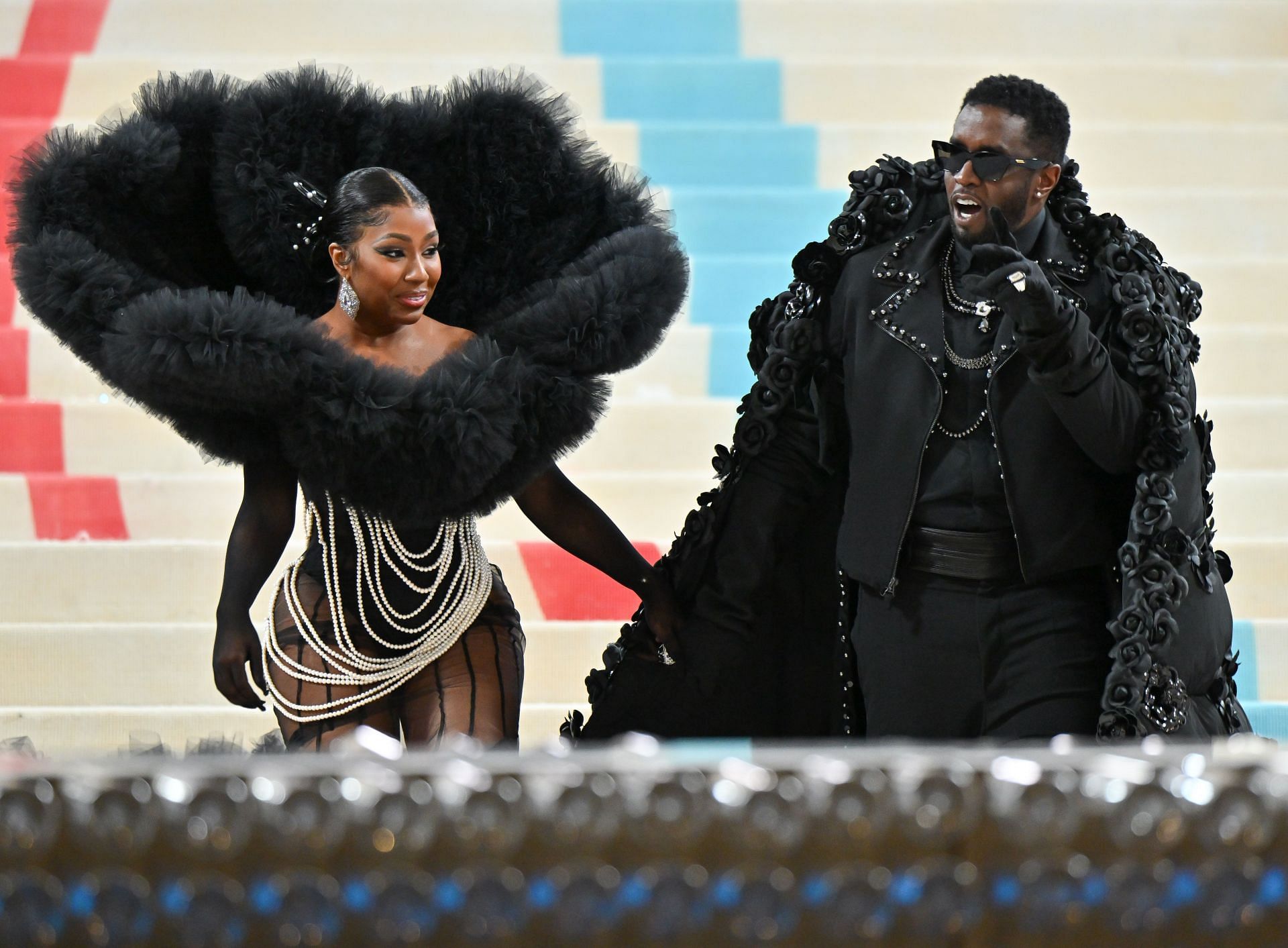 Yung Miami &amp; Diddy at the 2023 Met Gala, (Photo by James Devaney/GC Images)