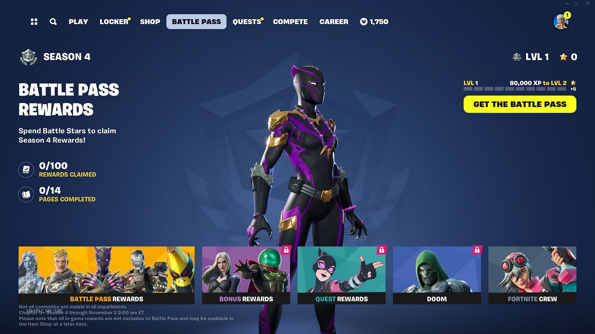 You do not need a Battle Pass to complete these rewards (Image via Epic Games)