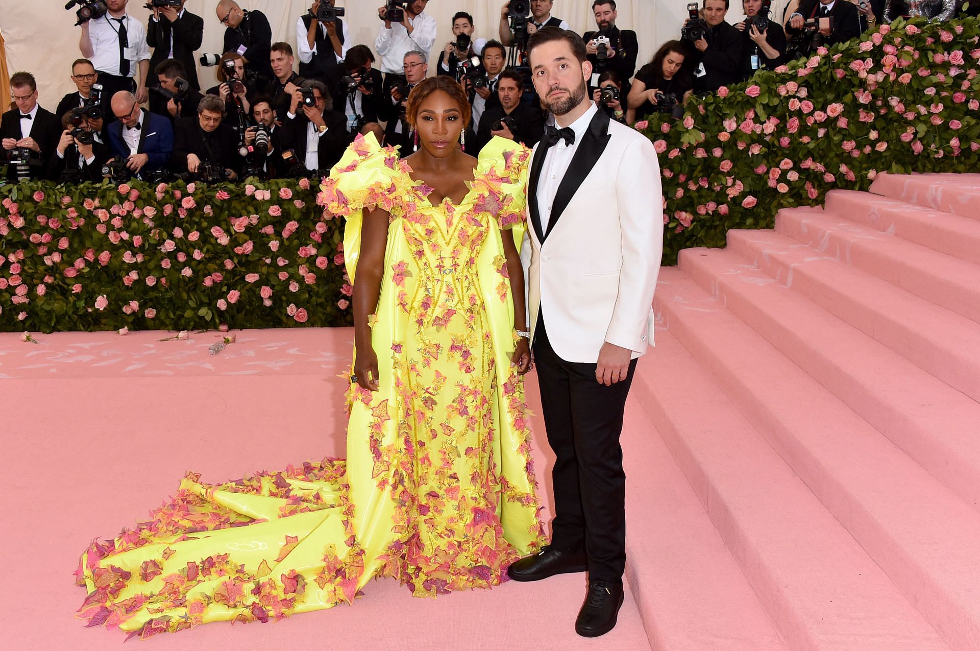 Serena Williams with husband Alexis Ohanian (Source: Getty)