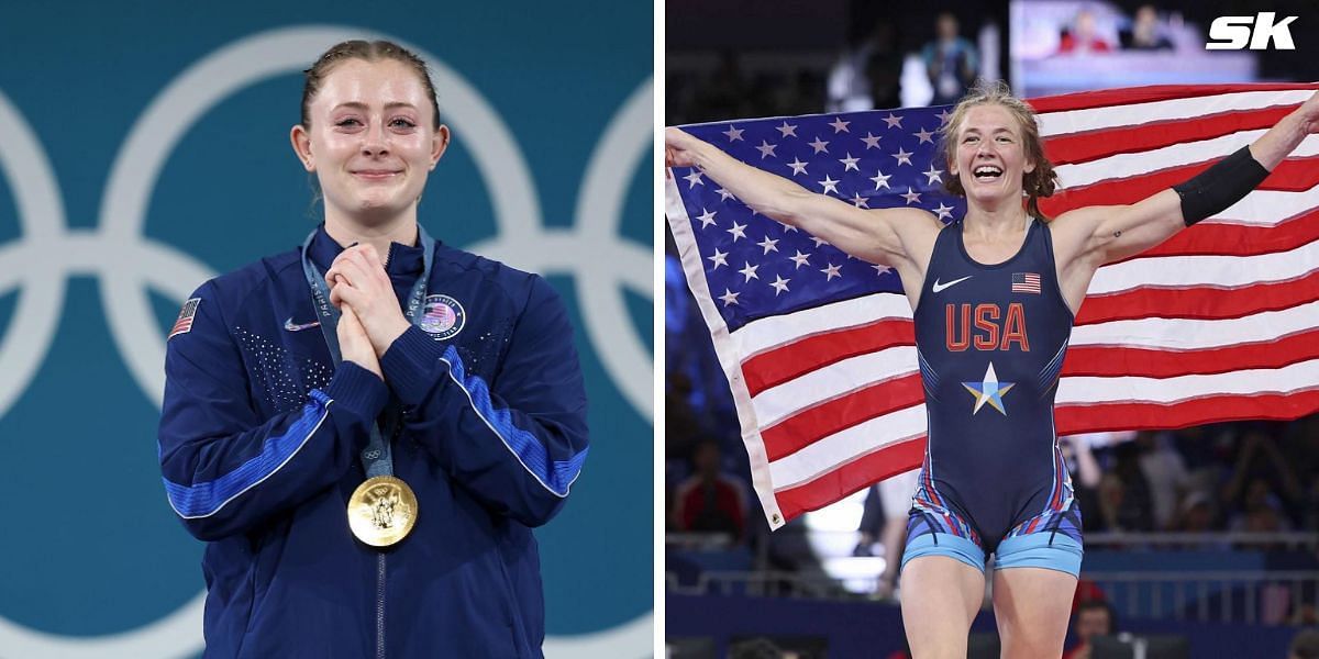 Olivia Reeves and Sarah Hildebrandt both won gold at the Paris Olympics (Source: Olivia reeves Instagram and Getty)