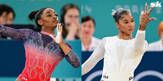 Simone Biles and Jordan Chiles secured medals in the floor event at the 2024 Paris Olympics. (Image by Getty)