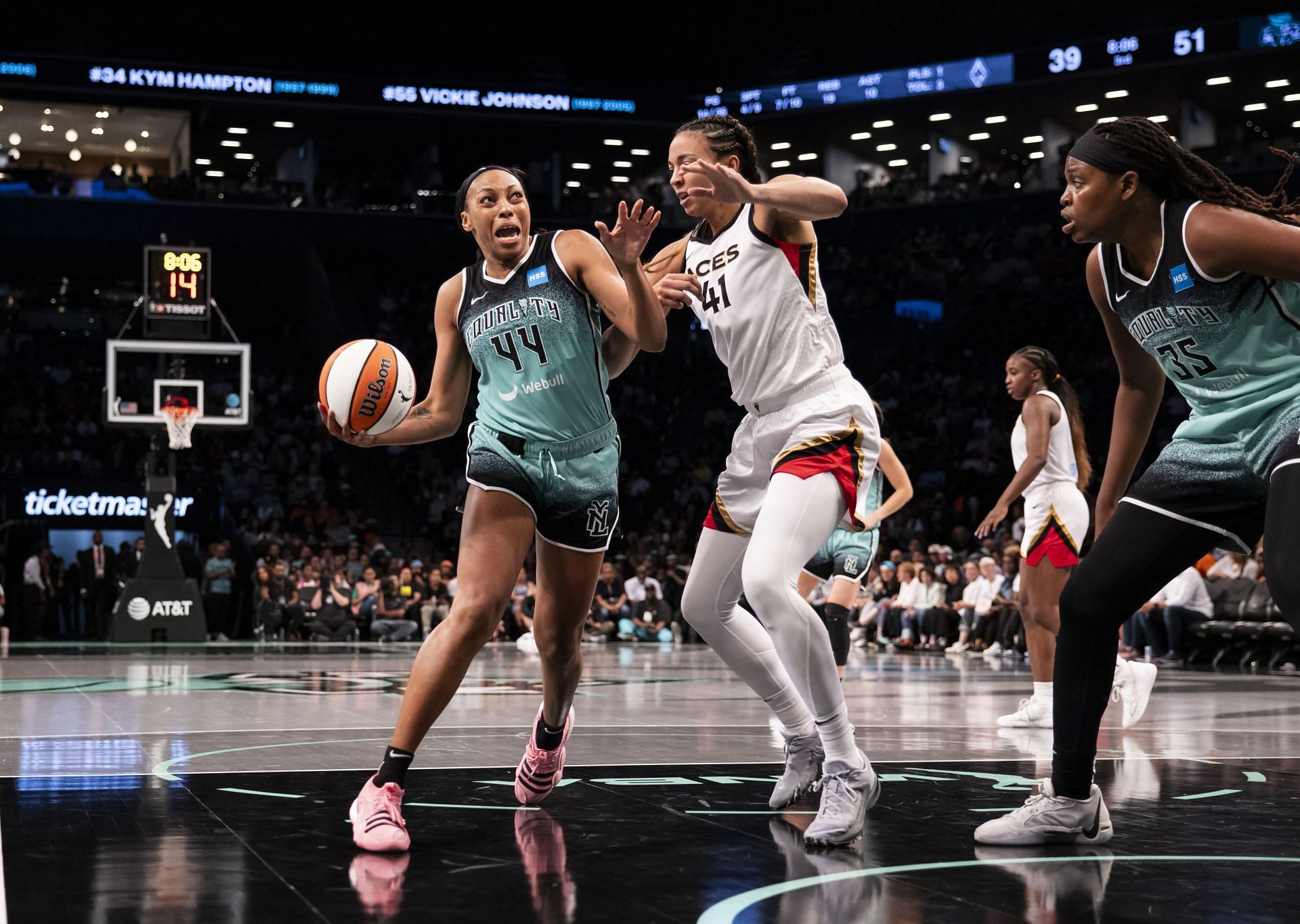 Las Vegas Aces v New York Liberty - Source: Getty