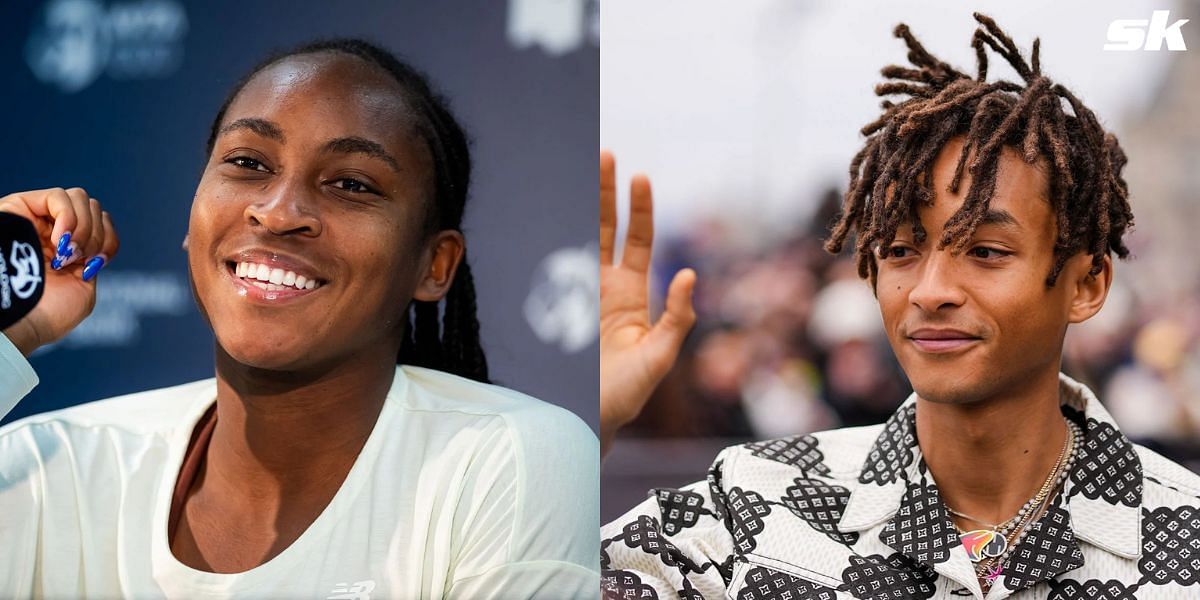 American rapper Jaden Smith crashes Coco Gauff