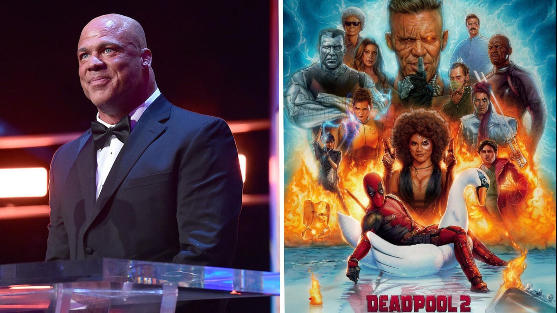 Some WWE stars were set to be part of the Marvel Cinematic Universe [Image Credits: WWE.com and Deadpoolmovie on Instagram]