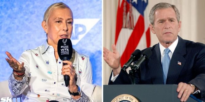 "As a woman, as a lesbian, there is a bunch of barriers I've had to jump" - When Martina Navratilova defended her 'duty' to criticize George W. Bush