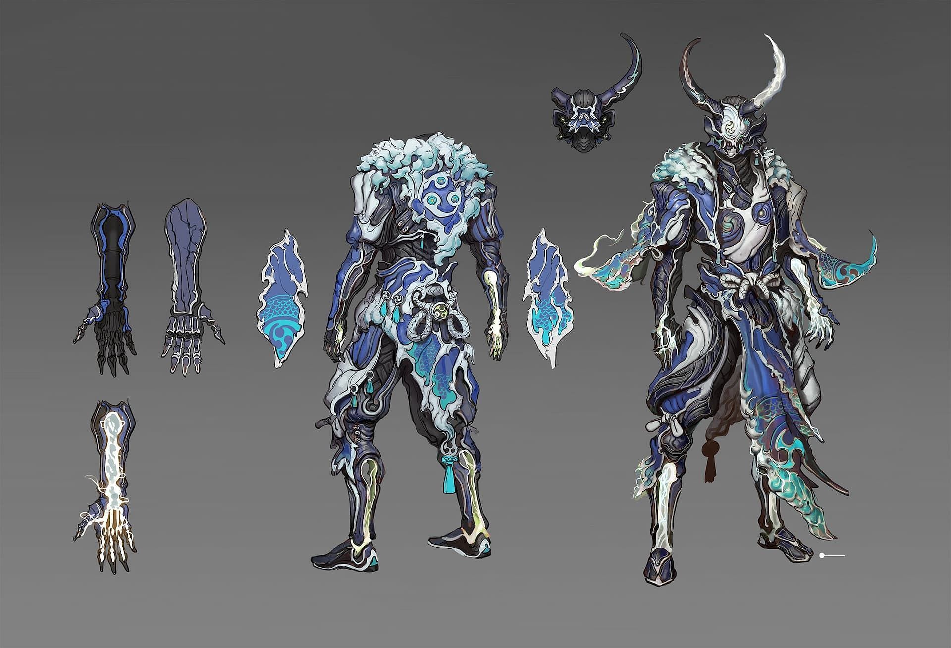 Concept art for Volt Deluxe skin (Image via Digital Extremes)