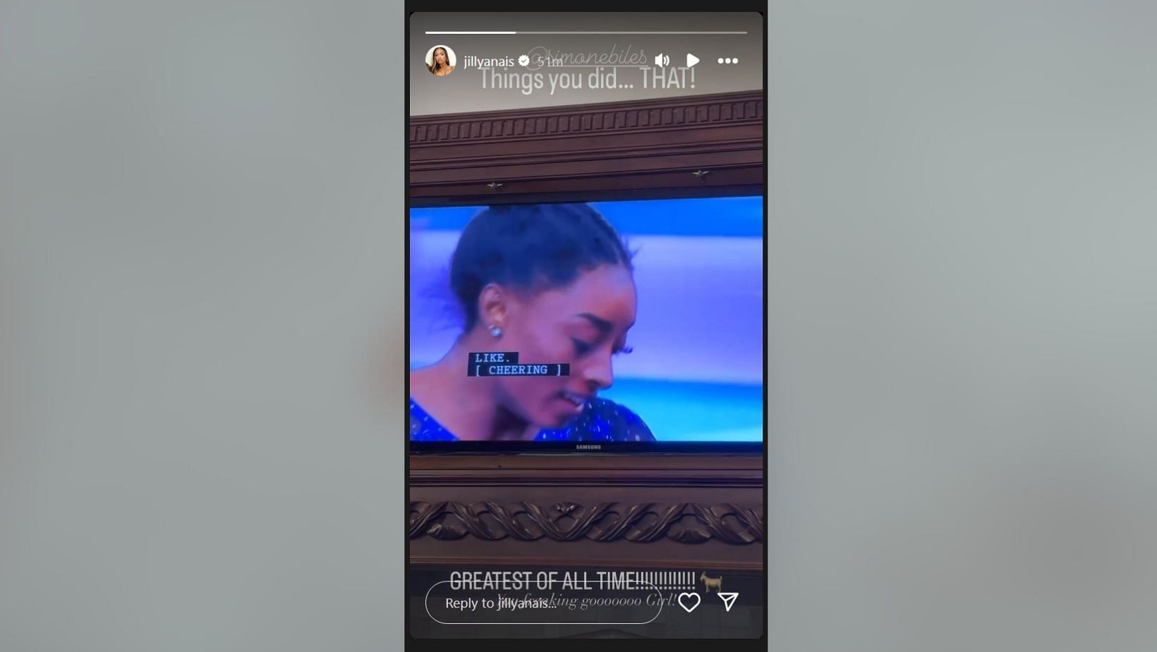 Deshaun Watson's girlfriend Jilly Anais cheers for 'greatest' Simone Biles (Image Source: Deshaun Watson/Instagram and Simone Biles/Instagram)