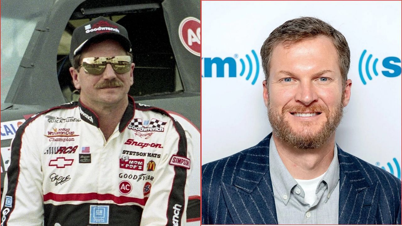 Dale Earnhardt and Dale Earnhardt Jr. (from Left) (Source: Getty Images)