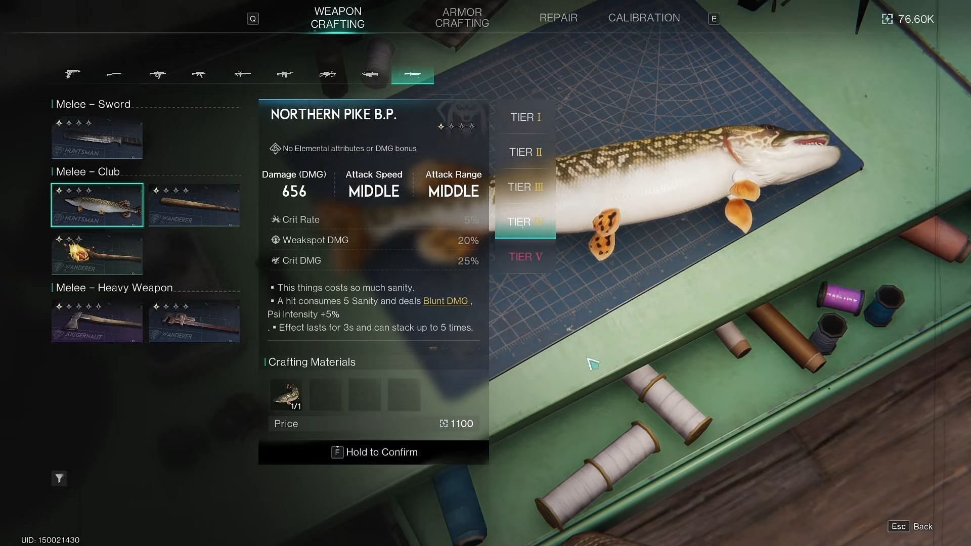 Catch fish to make the weapon (Image via Starry Studio)