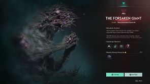 How to beat the Forsaken Giant in Once Human (a.k.a. Mensdevoran)