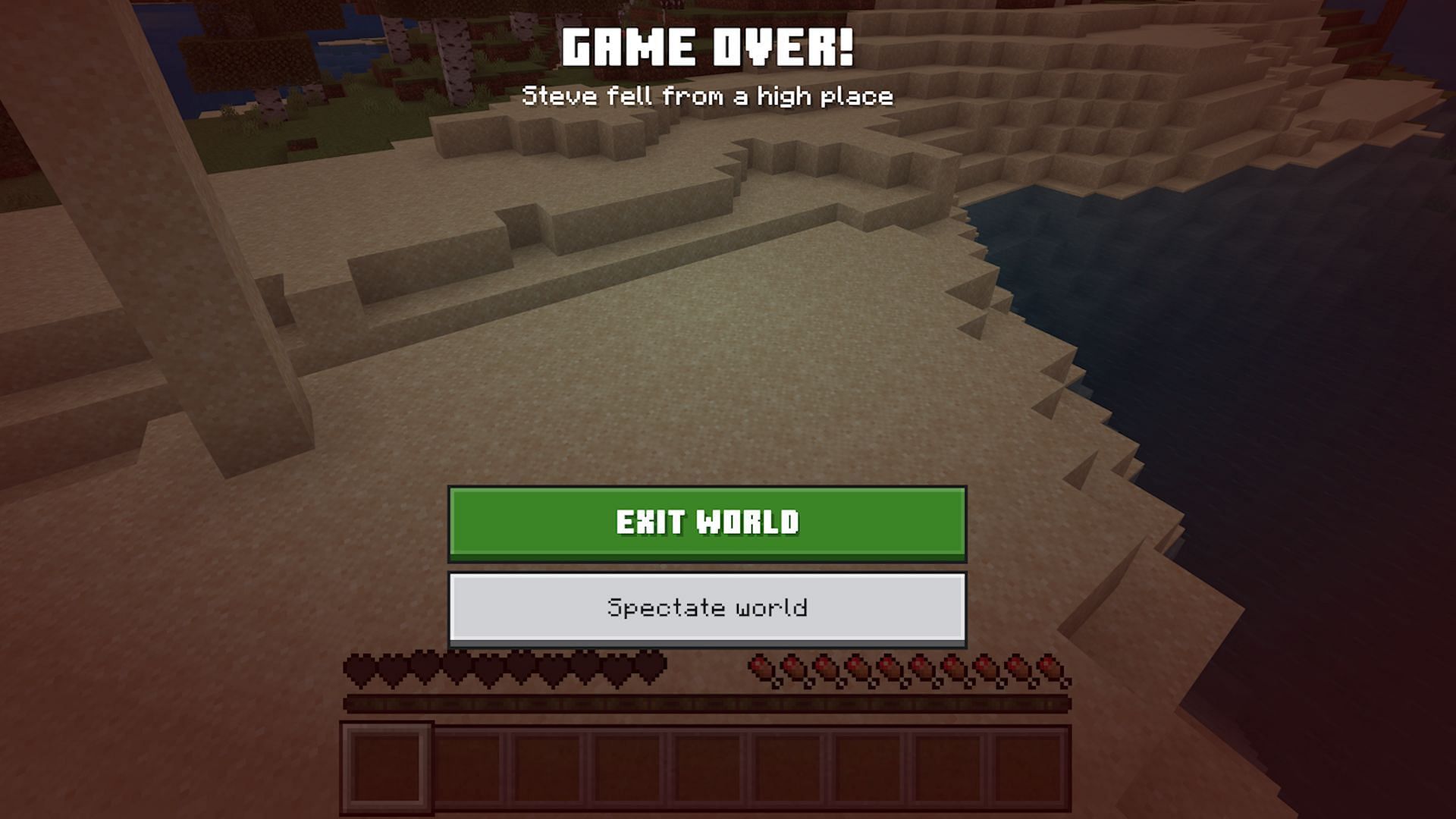 Hardcore mode has finally been added to Minecraft Bedrock