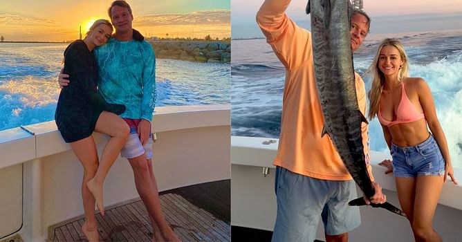 Lane Kiffin’s GF Sally Rychlak replaces Ole Miss HC with furry friend Juice Kiffin on National Girlfriends Day